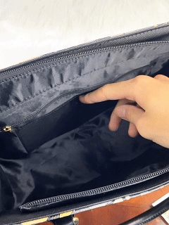 Leauni Personalized Leather Handbags Casual Shoulder Black Queens Tote Bag Fashion Design