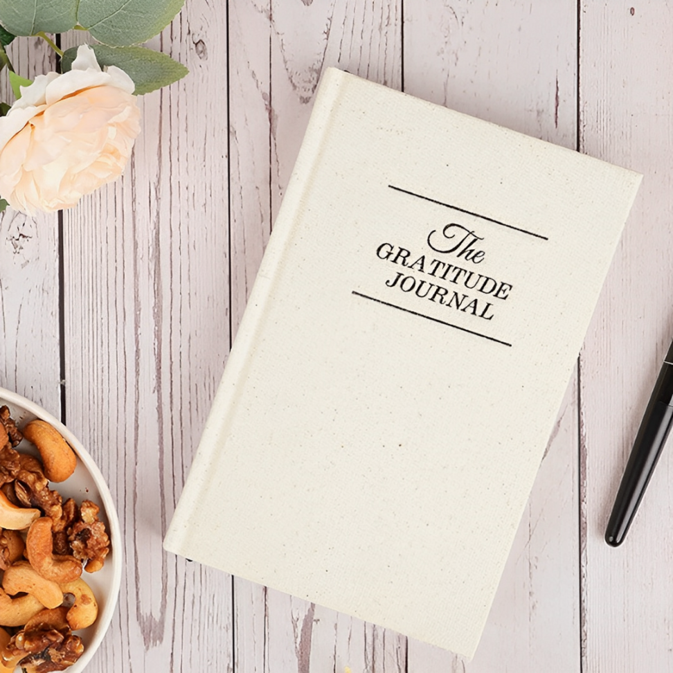 Leauni PU Leather A5 Gratitude Journal Reflection Notebook Leauni