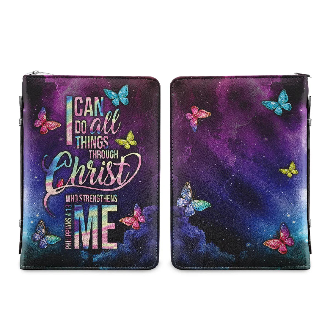 Leauni Personalized " Faith I Can Do All Things " Bible Cover Case Leauni