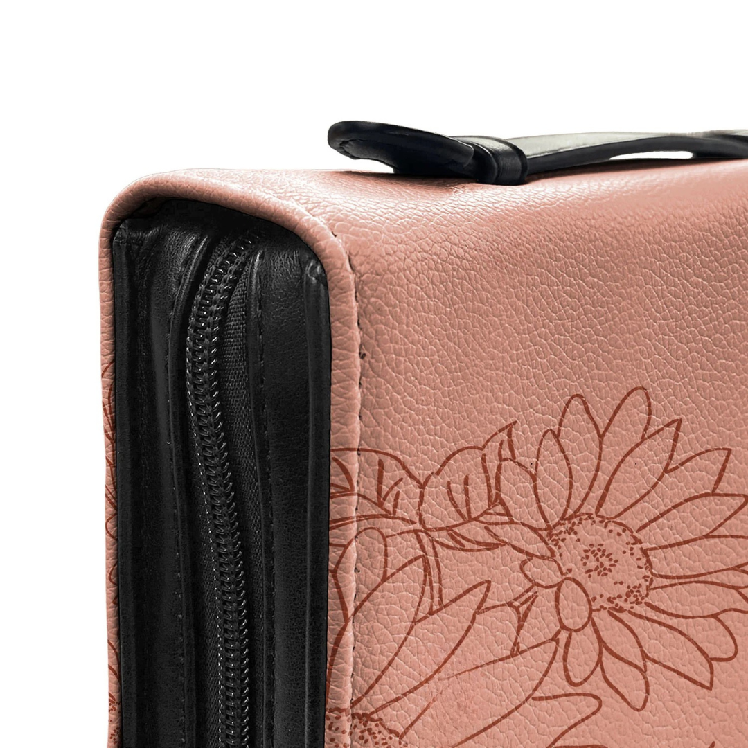 Leauni Personalized " Let Your Faith Be Bigger Than Your Fear" Bible Cover Case Leauni