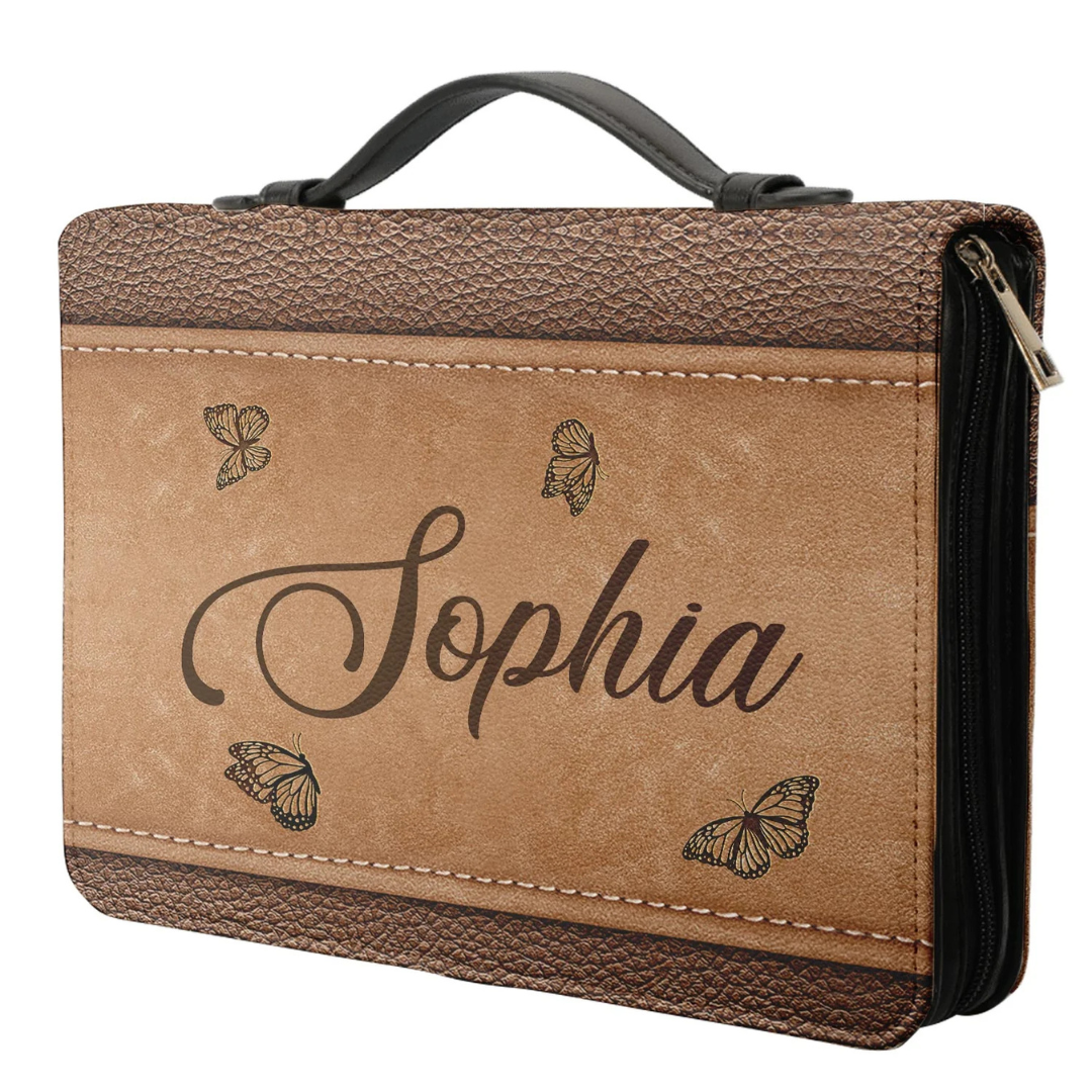 Leauni Personalized " Way Maker Miracle Worker" Bible Cover Case Leauni