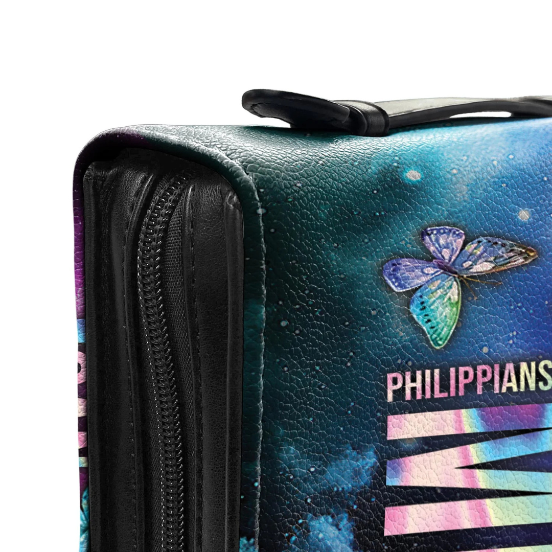 Leauni Personalized " Faith I Can Do All Things " Bible Cover Case Leauni