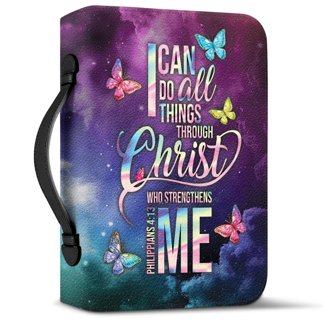 Leauni Personalized " Faith I Can Do All Things " Bible Cover Case Leauni