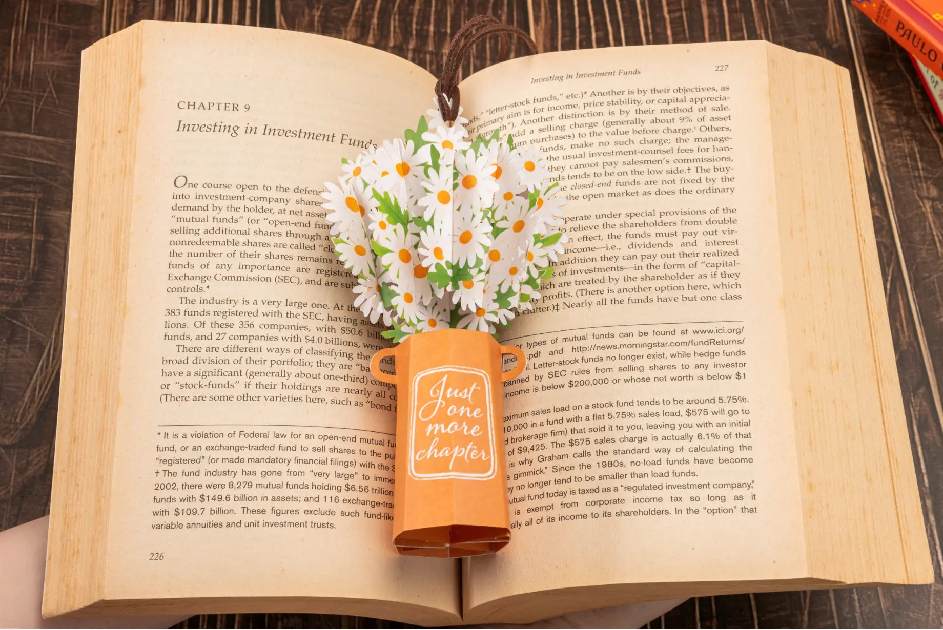 Leauni Elegant Flower Bouquet 3D Pop-up Bookmark - New Pop-Mark (Best Gift For Book Lover) Leauni