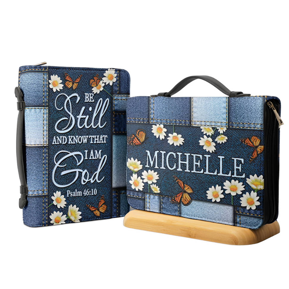 Leauni "Be Still And Know That I Am God" Bible Cover Leauni
