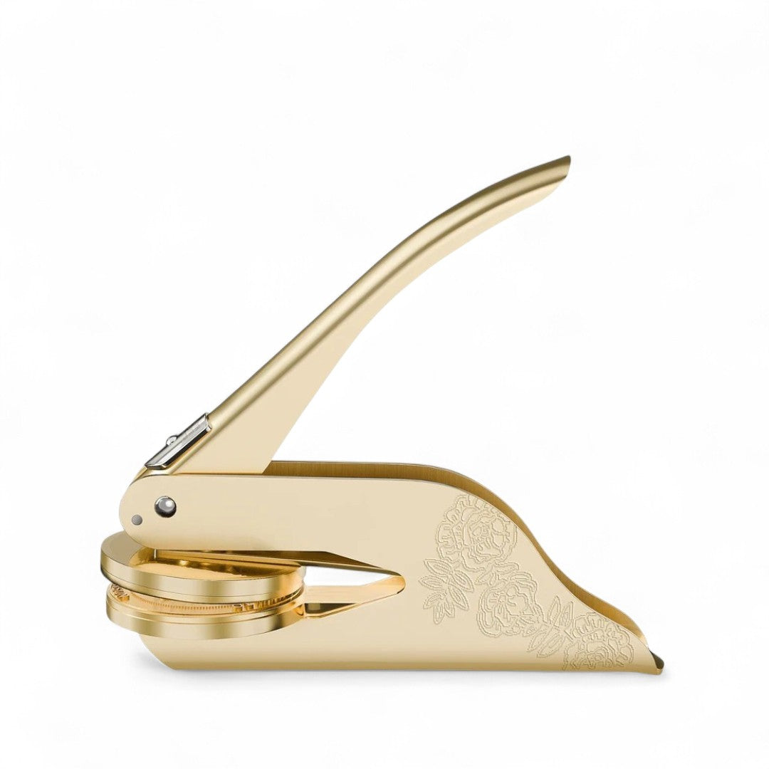 Leauni Custom Embosser With Personalized Stamp | Best Gift for Book Lovers Leauni