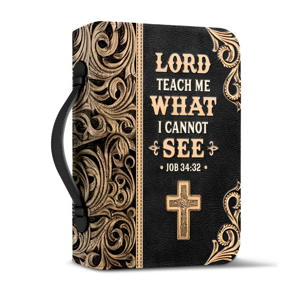 Leauni "Lord Teach Me What I Cannot See" Bible Cover Leauni