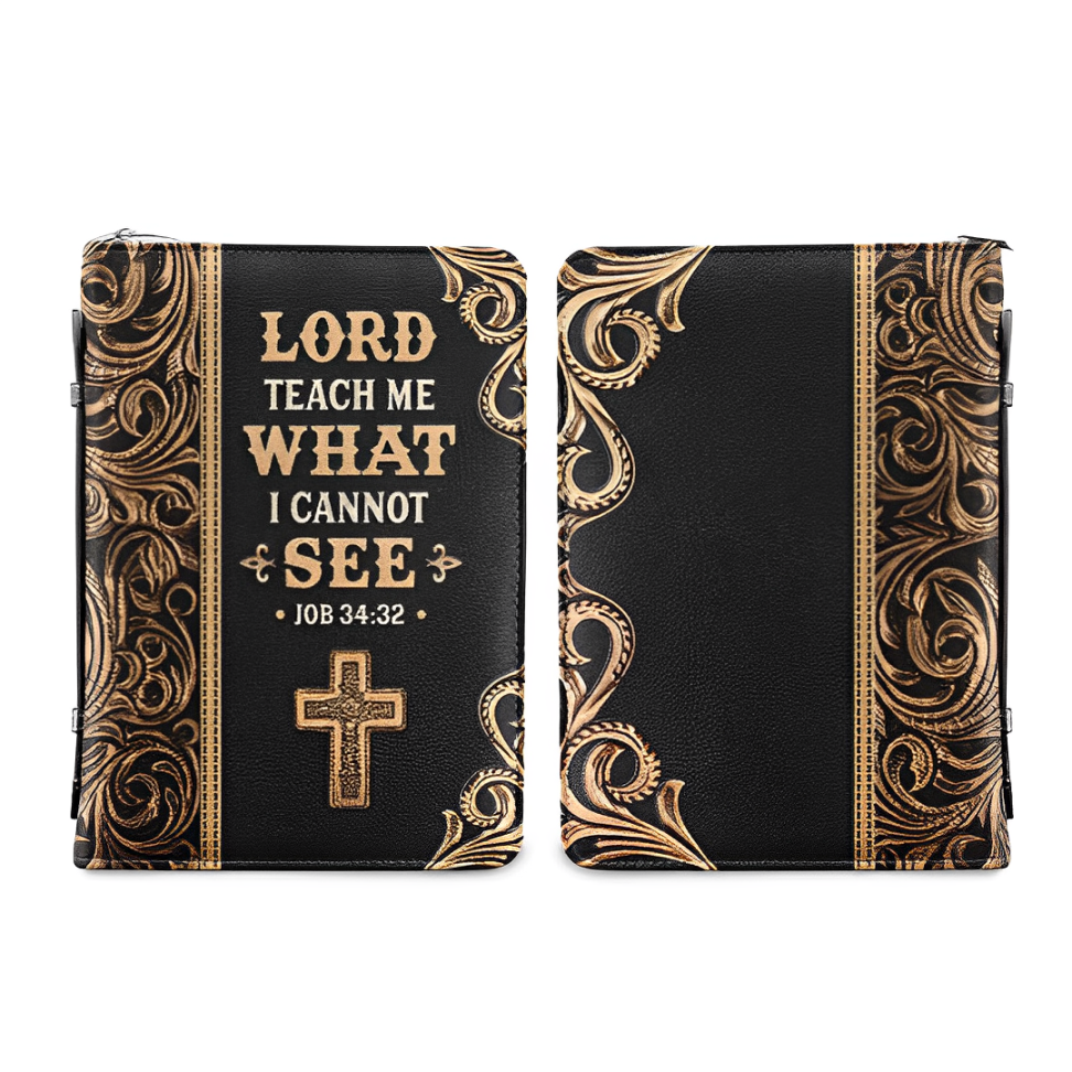 Leauni "Lord Teach Me What I Cannot See" Bible Cover Leauni
