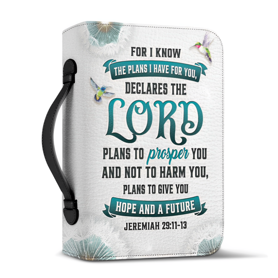 Leauni Dandelions "Plans To Give You Hope And A Future" Bible Cover Leauni