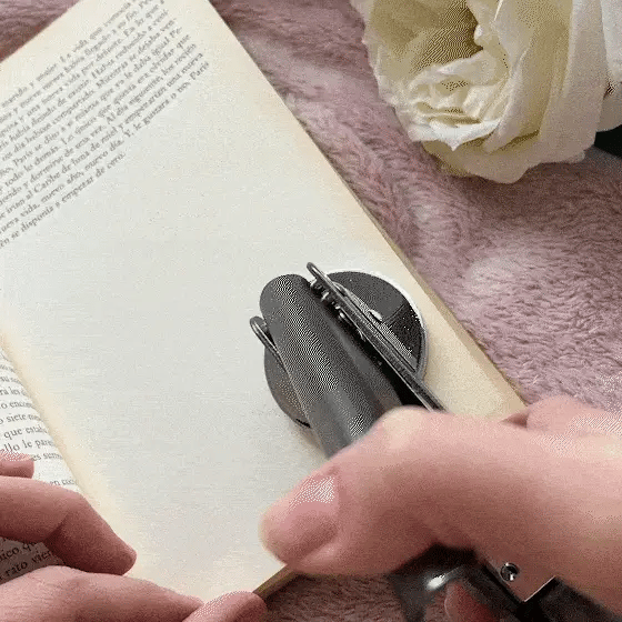 Leauni Custom Embosser With Personalized Stamp | Best Gift for Book Lovers Leauni