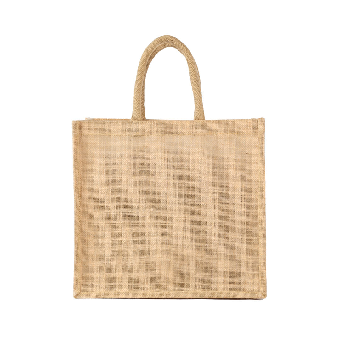 Leauni Sac fourre-tout en jute personnalisé pour femmes élégantes et puissantes