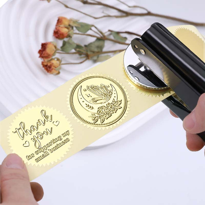 Leauni Custom Embosser With Personalized Stamp | Best Gift for Book Lovers Leauni