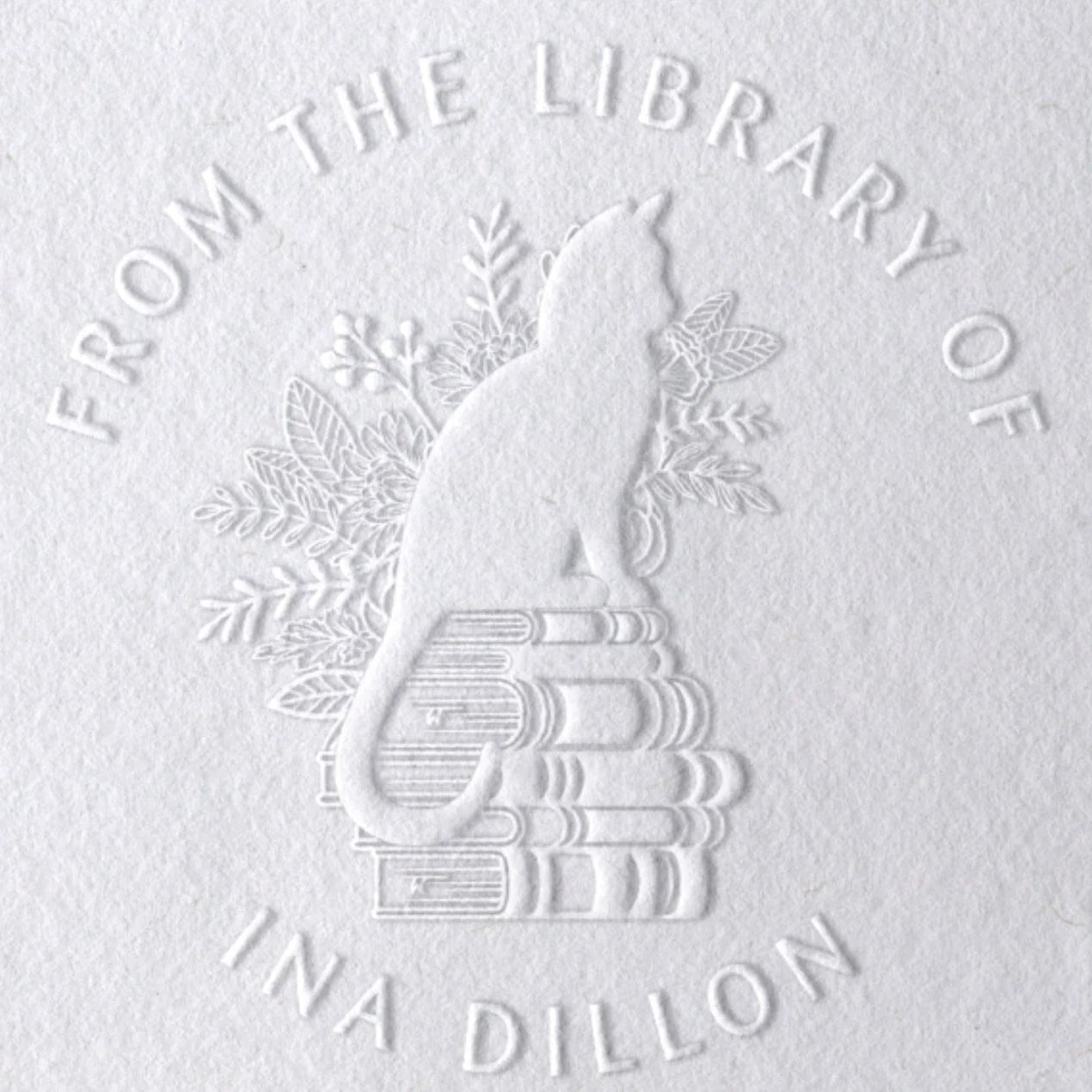 Leauni Custom Embosser With Personalized Stamp | Best Gift for Book Lovers Leauni