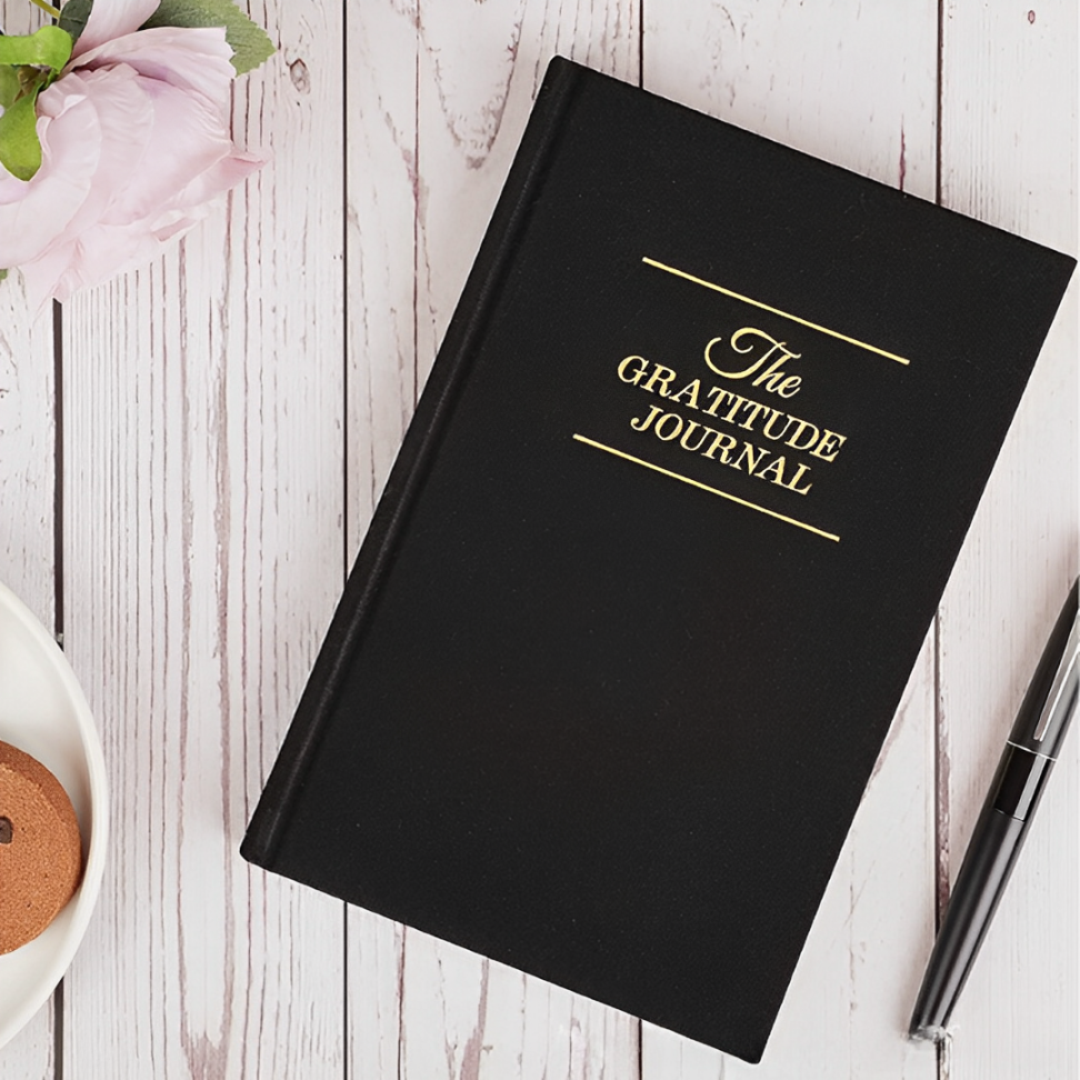Leauni PU Leather A5 Gratitude Journal Reflection Notebook Leauni