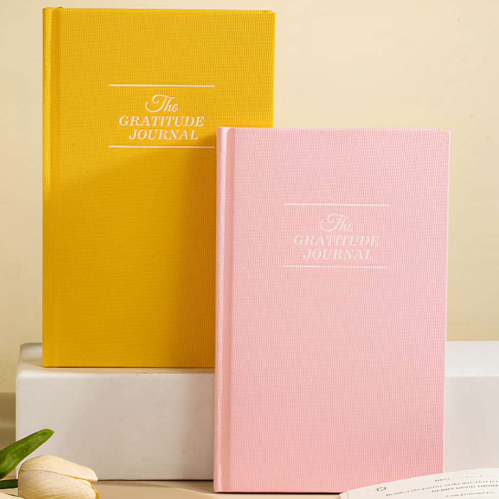 Leauni PU Leather A5 Gratitude Journal Reflection Notebook Leauni