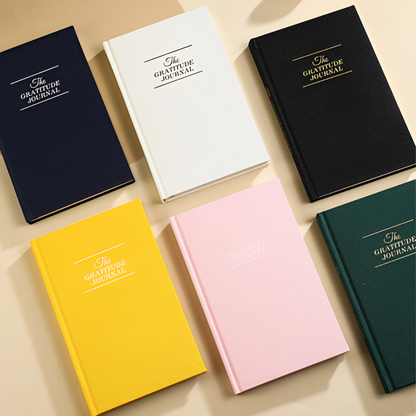 Leauni PU Leather A5 Gratitude Journal Reflection Notebook Leauni