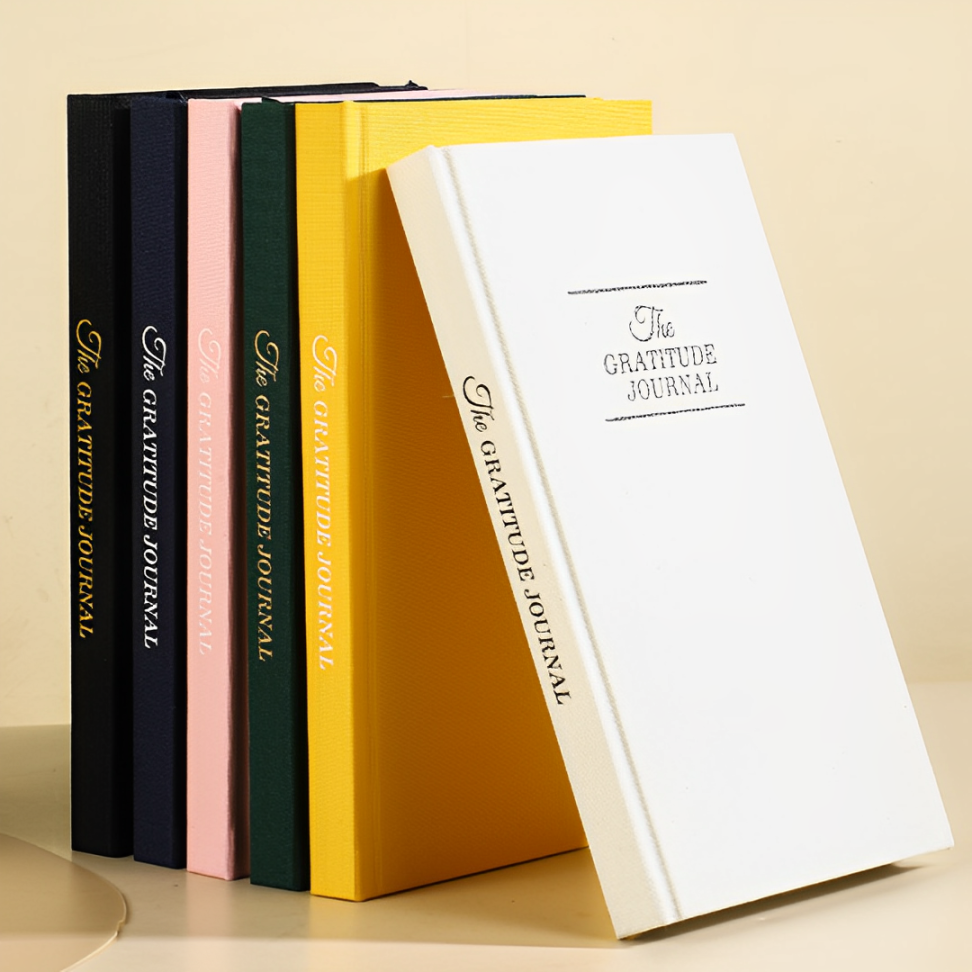 Leauni PU Leather A5 Gratitude Journal Reflection Notebook Leauni