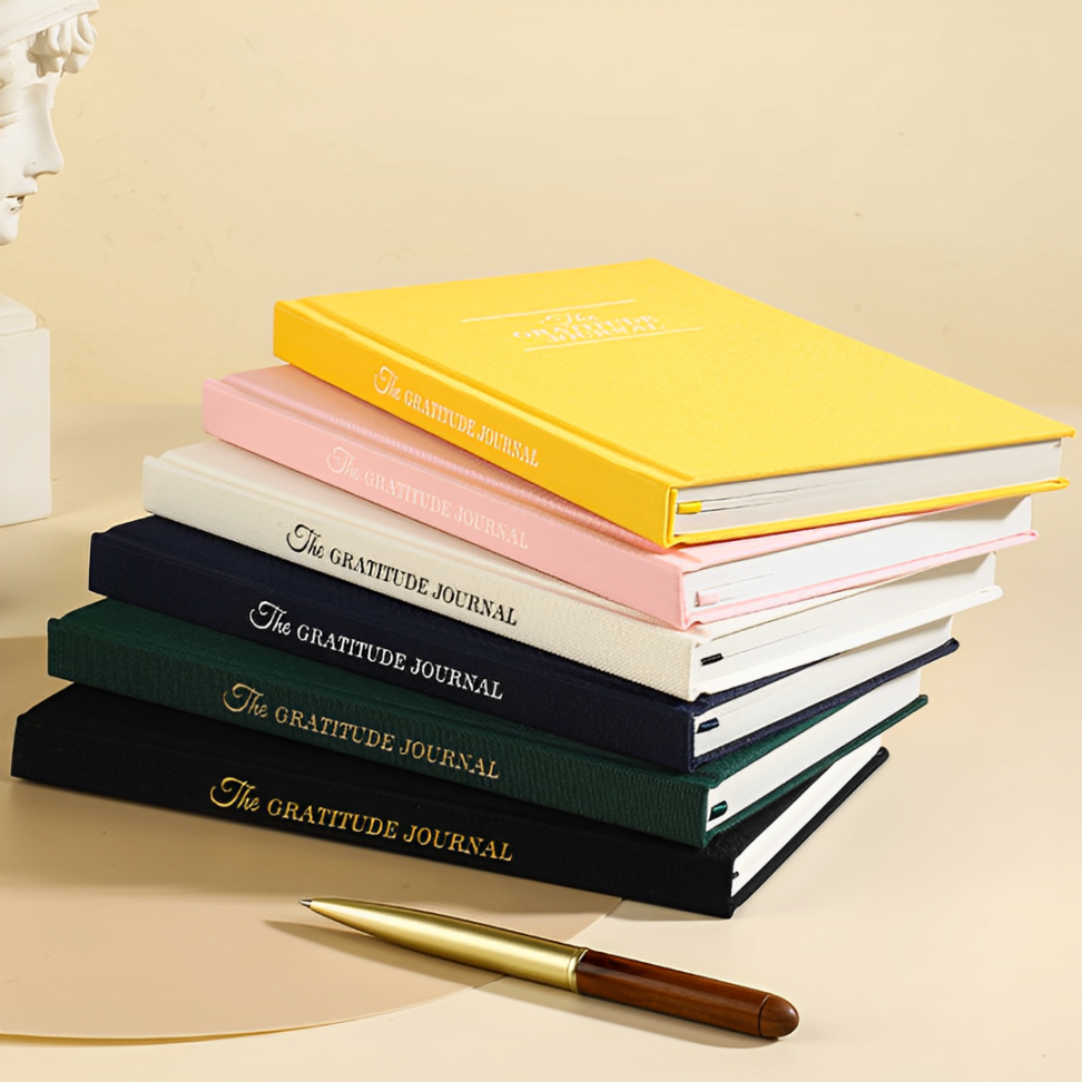 Leauni PU Leather A5 Gratitude Journal Reflection Notebook Leauni