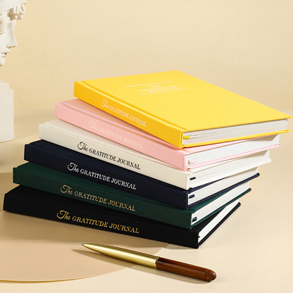 Leauni PU Leather A5 Gratitude Journal Reflection Notebook Leauni