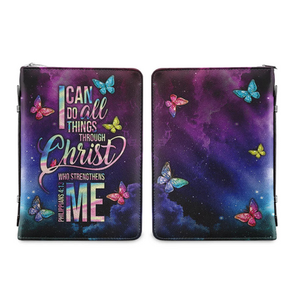 Leauni Personalized " Faith I Can Do All Things " Bible Cover Case Leauni
