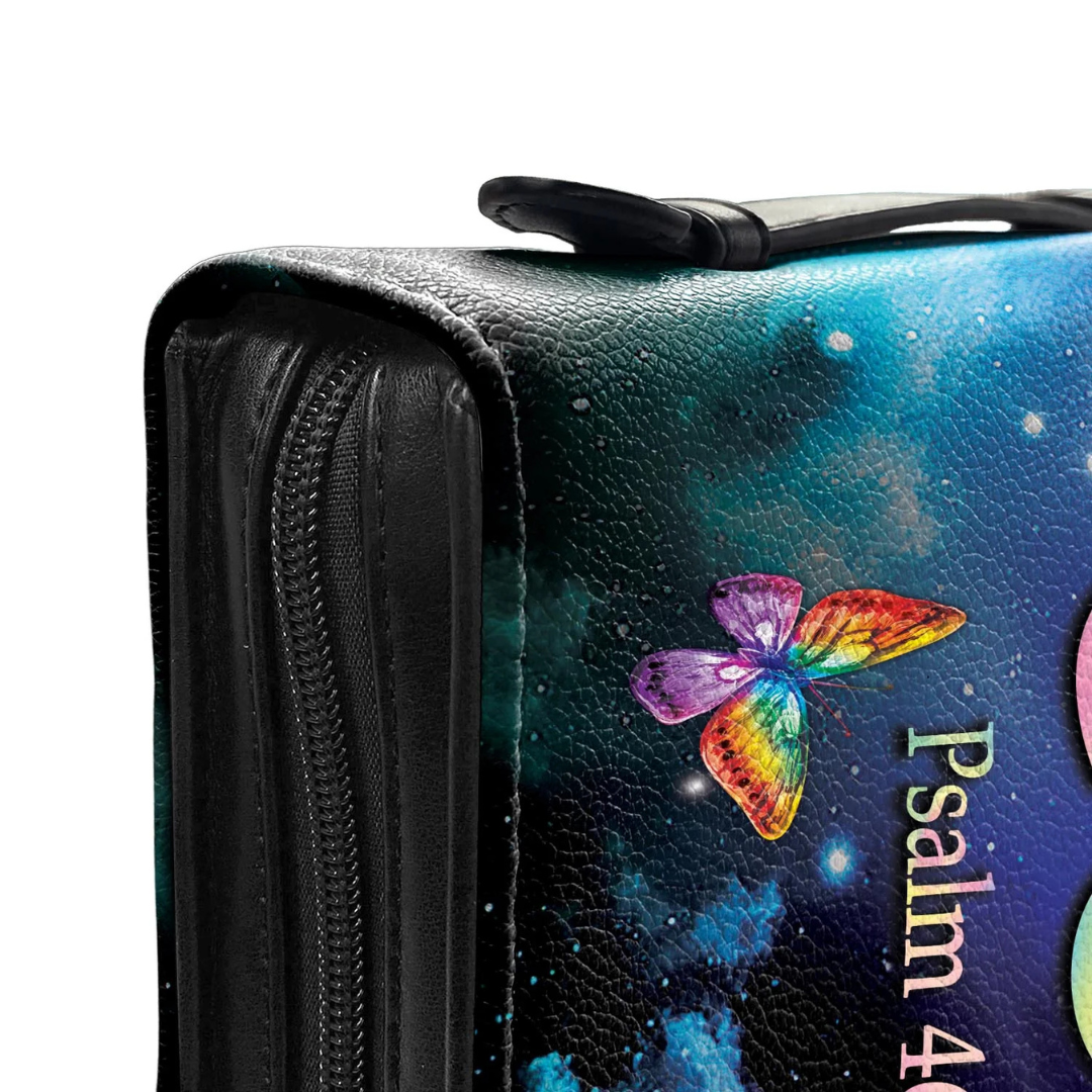 Leauni Personalized " Be Still and Know That I am God " Bible Cover Case Leauni