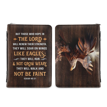 Leauni Personalized " Those Who Hope In The Lord " Bible Cover Case Leauni