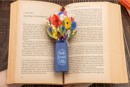 Leauni Elegant Flower Bouquet 3D Pop-up Bookmark - New Pop-Mark (Best Gift For Book Lover)