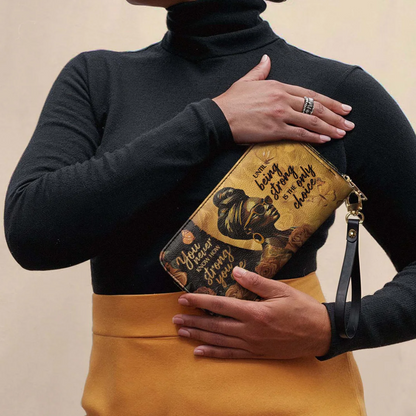 Leauni Portefeuille long en cuir de qualité supérieure pour une Reine noire