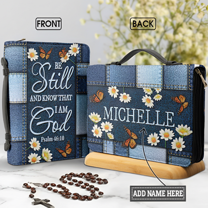 Leauni "Be Still And Know That I Am God" Bible Cover Leauni