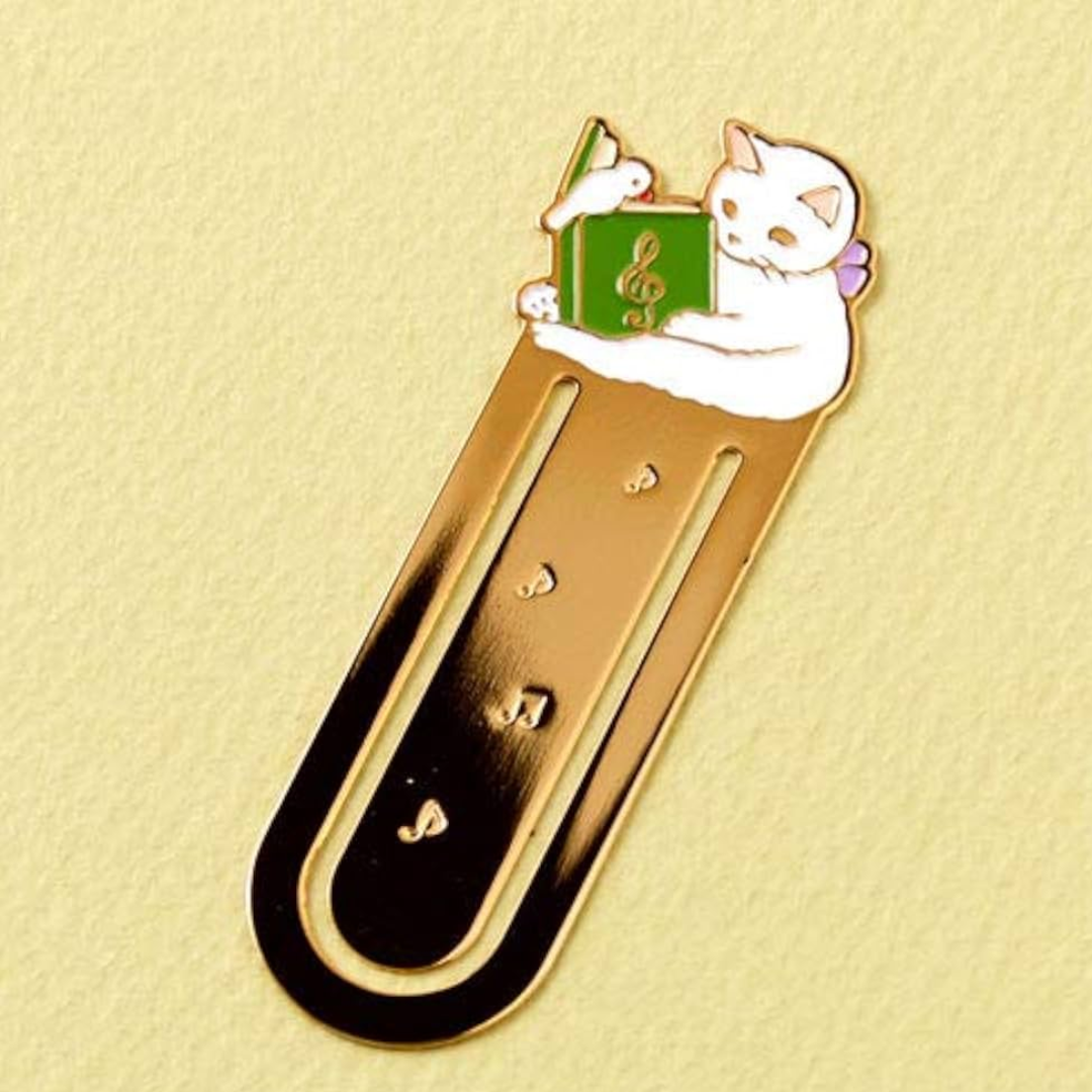 Leauni Metal Cat Bookmark Cute Firm Clip-on Reading Book Charm Leauni