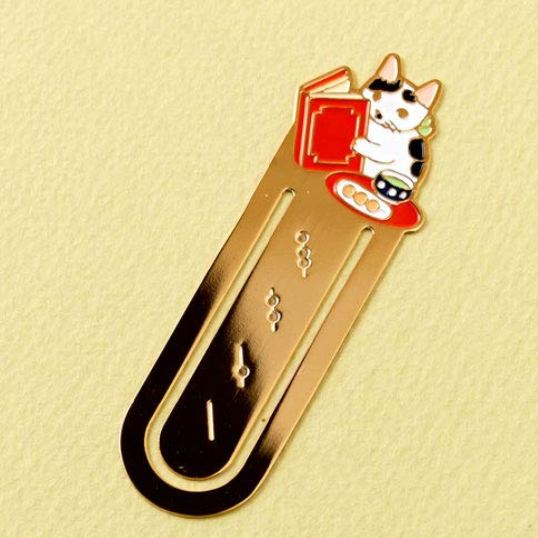 Leauni Metal Cat Bookmark Cute Firm Clip-on Reading Book Charm Leauni