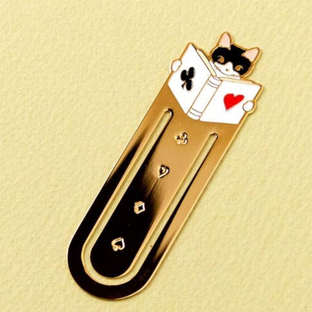 Leauni Metal Cat Bookmark Cute Firm Clip-on Reading Book Charm Leauni
