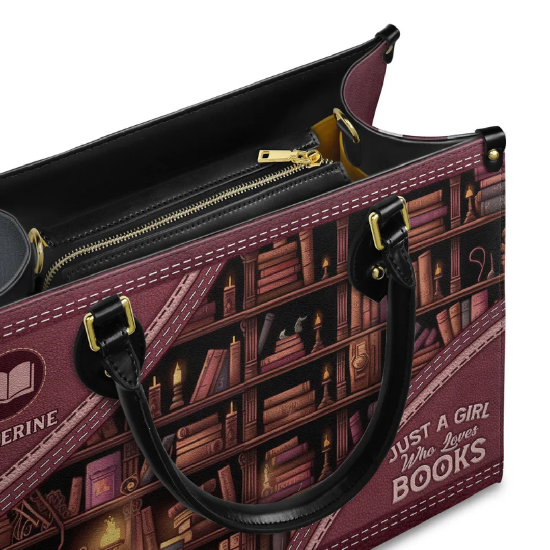 Leauni Personalized Bookish Leather Handbags | Best Handbags For Book Lovers