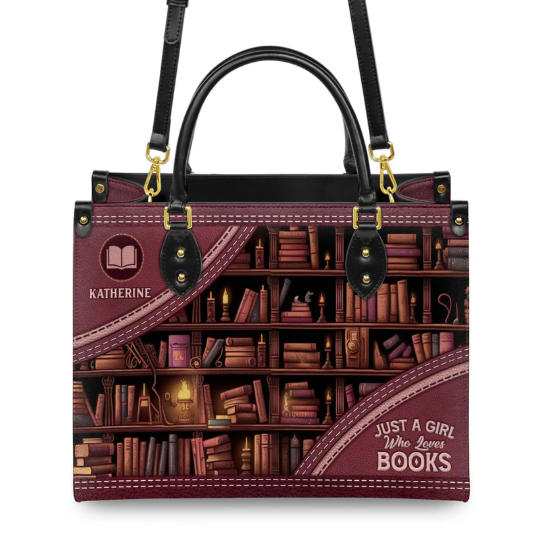 Leauni Personalized Bookish Leather Handbags | Best Handbags For Book Lovers
