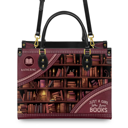 Leauni Personalized Bookish Leather Handbags | Best Handbags For Book Lovers