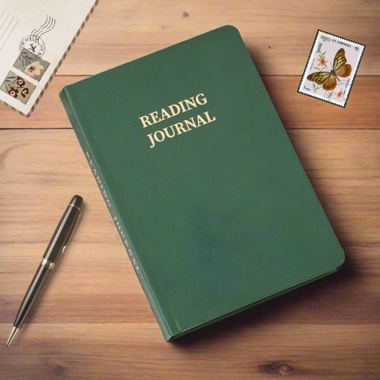 Leauni PU Leather Hardcover Reading Journal | Must-Have Item For Book Lovers, Students, Scholars Leauni