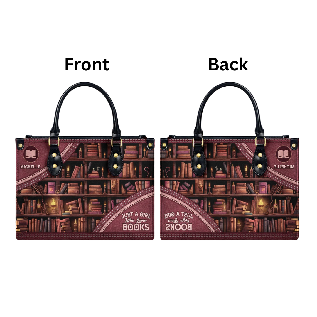 Leauni Personalized Bookish Leather Handbags | Best Handbags For Book Lovers
