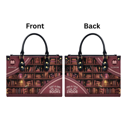 Leauni Personalized Bookish Leather Handbags | Best Handbags For Book Lovers
