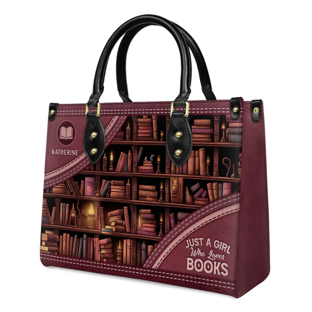 Leauni Personalized Bookish Leather Handbags | Best Handbags For Book Lovers
