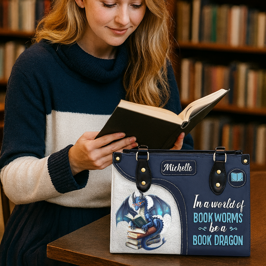 Leauni Personalized Bookish Leather Handbags | Best Handbags For Book Lovers