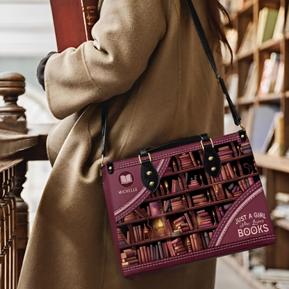 Leauni Personalized Bookish Leather Handbags | Best Handbags For Book Lovers