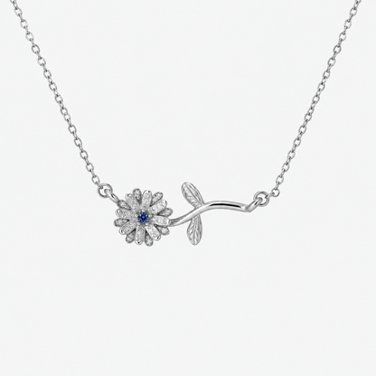 Personalized Birthstone Birth Flower Necklace