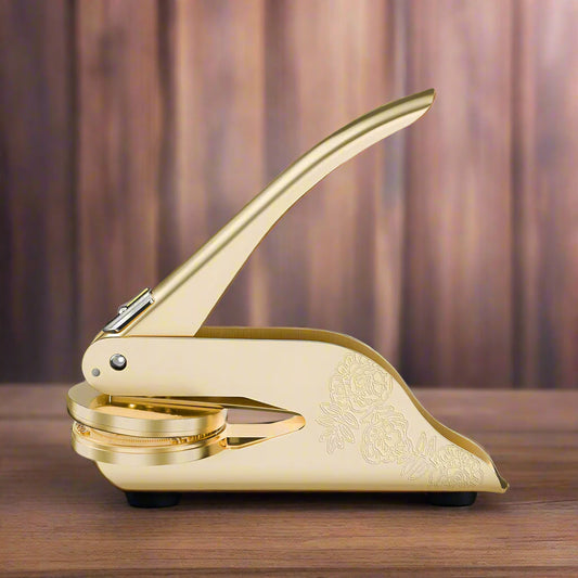 Leauni Custom Embosser With Personalized Stamp | Best Gift for Book Lovers Leauni